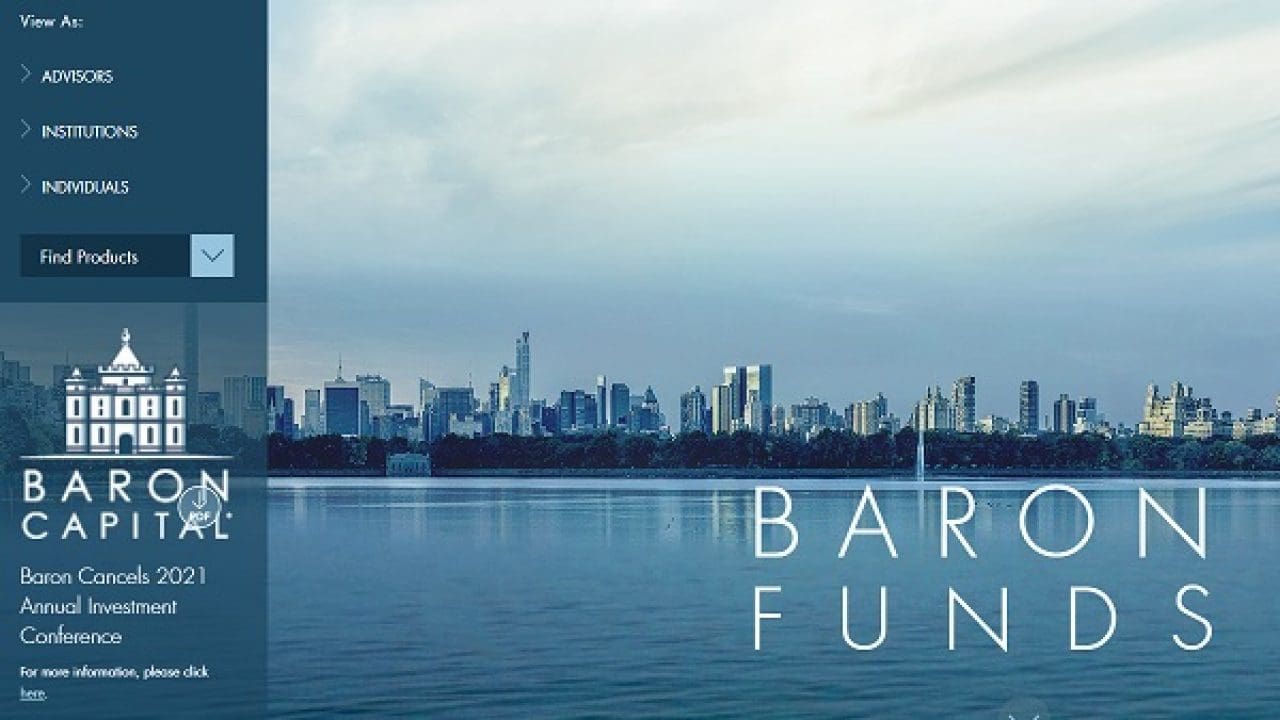 Baron Partners Fund Ranked Best U.S. Diversified Mutual Fund for 2020