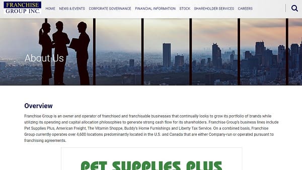 Franchise Group Closes on the Acquisition of Pet Supplies Plus