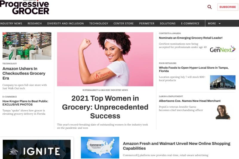 Progressive Grocer Reveals RecordSetting 2021 Class of Top Women in