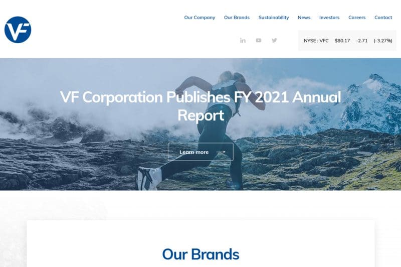 VF Corp announces full year results