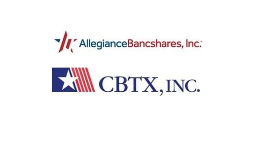 Allegiance Bancshares and CBTX Inc. to Combine citybiz