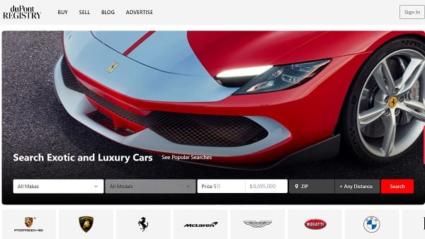 LVMH's Tessier Named CEO of duPont Registry, a Luxury Car Platform
