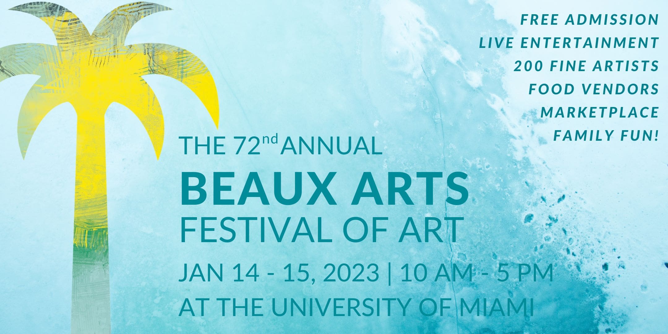 Beaux Arts Festival of Art Returns on January 1415, 2023