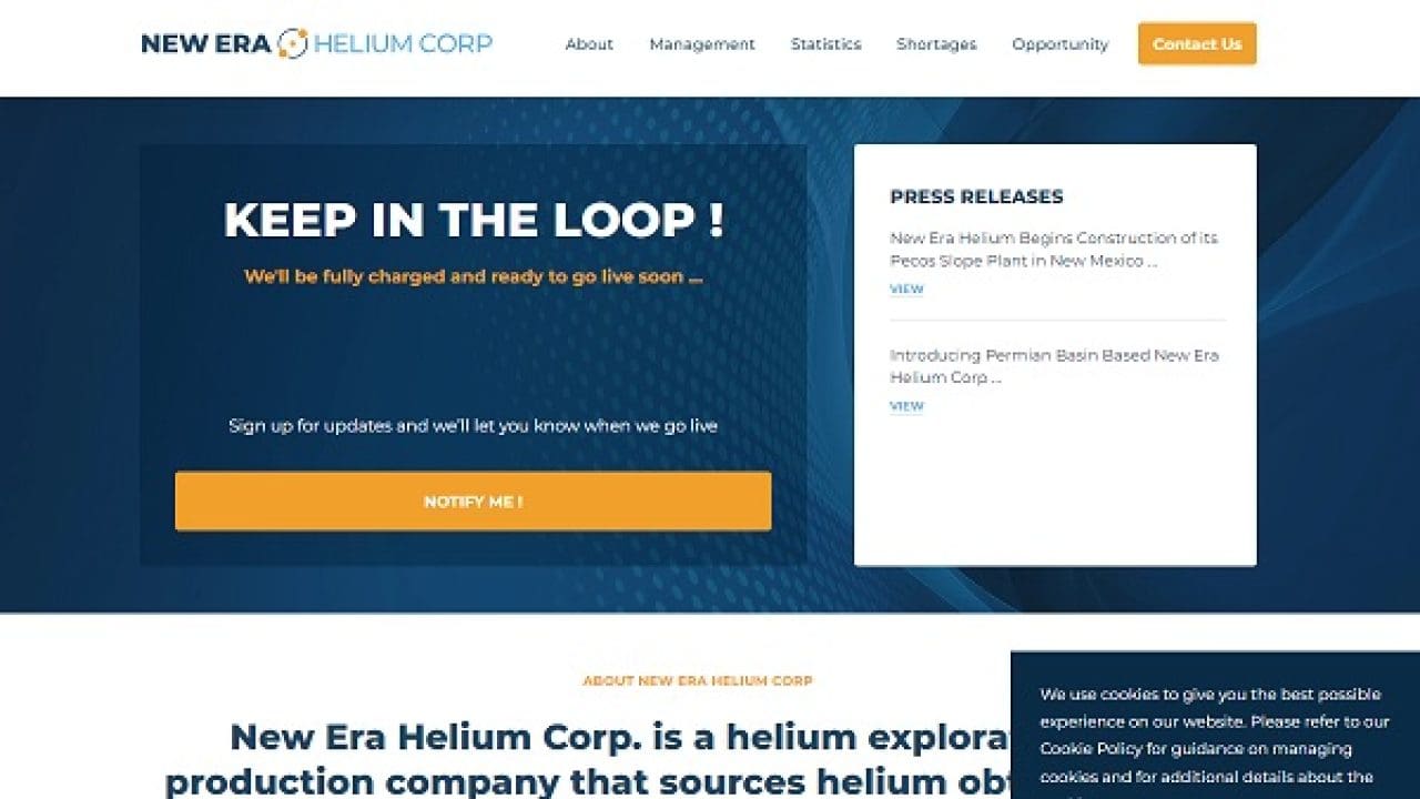 New Era Helium And Accretion Acquisition Corp. Announce Letter Of ...